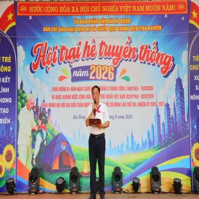 HỘI TRẠI HÈ XÃ HÀ ĐÔNG NĂM 2026 – SÂN CHƠI BỔ ÍCH, GẮN KẾT TUỔI TRẺ